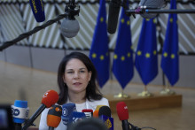 Nemecká ministerka zahraničných vecí Annalena Baerbocková. FOTO: TASR/AP