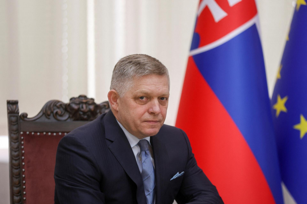 Premiér Robert Fico. FOTO: Reuters