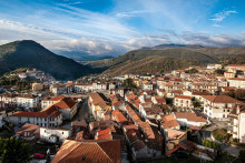 Mesto Ollolai na Sardinií.