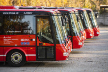 Autobusy spoločnosti Arriva. FOTO: TASR/Jaroslav Novák