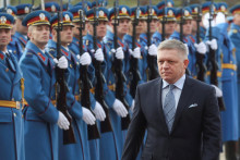 Premiér Robert Fico. FOTO: REUTERS