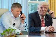 Robert Fico zagratuloval Donaldovi Trumpovi k víťazstvu vo voľbách. Ilustračné FOTO: Koláž/FB Roberta Fica