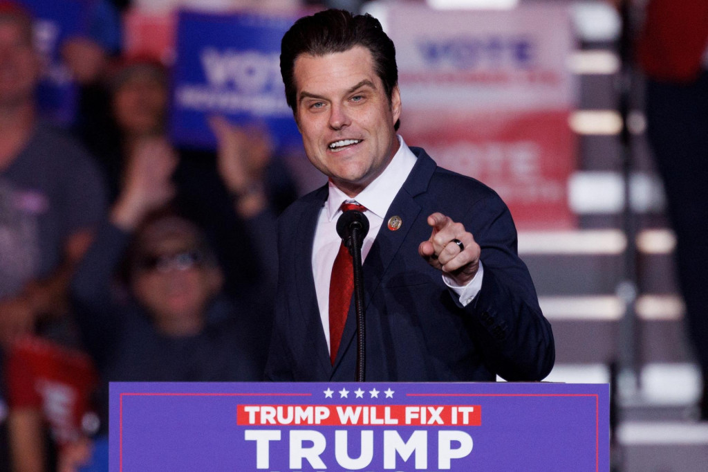 Republikánsky predstaviteľ USA Matt Gaetz. FOTO: Reuters