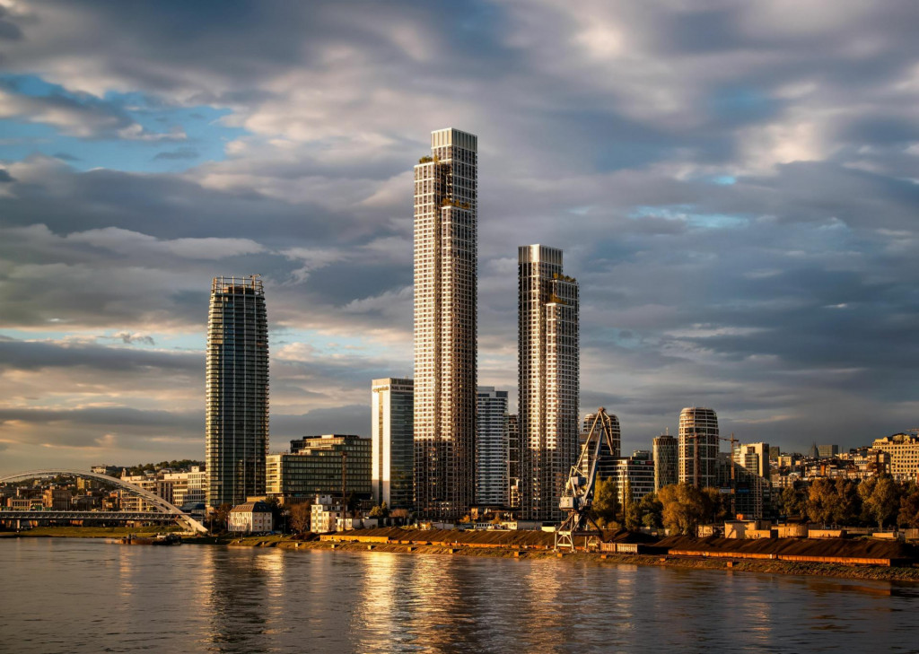 Oba nové mrakodrapy budú vyššie ako Eurovea Tower. FOTO: JTRE, KCAP