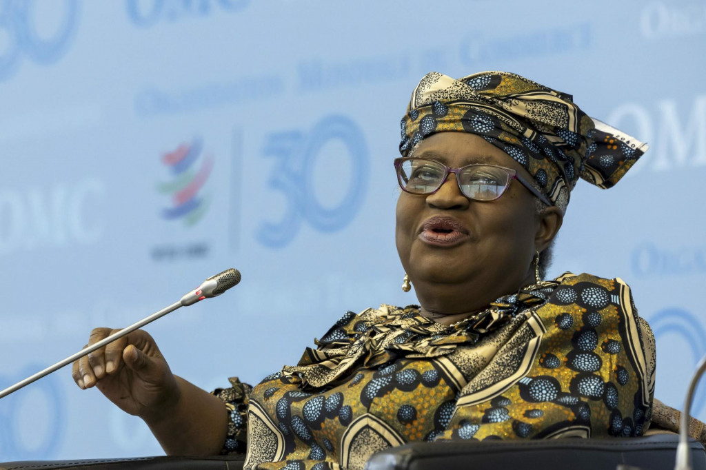 Na snímke generálna riaditeľka Svetovej obchodnej organizácie (WTO) Ngozi Okonjo-Iwealová z Nigérie. FOTO: TASR/AP