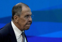 Na snímke ruský minister zahraničných vecí Sergej Lavrov. FOTO: TASR/AP