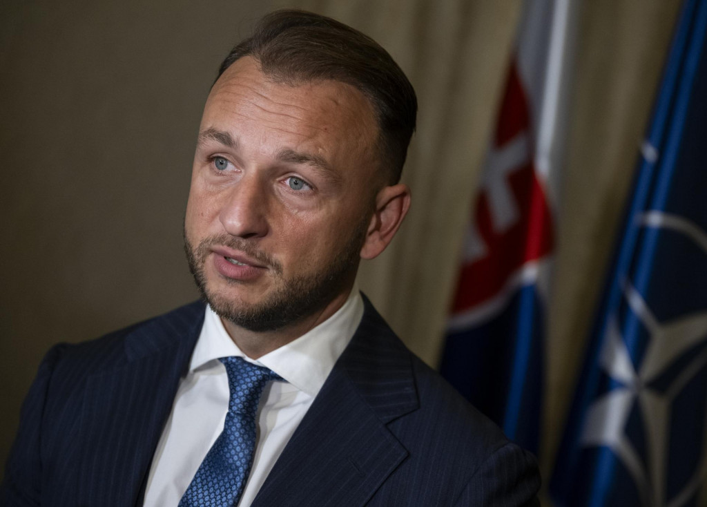 Na snímke minister vnútra Matúš Šutaj-Eštok (Hlas). FOTO: TASR/Martin Baumann