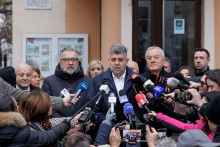 Rumunský premiér a bývalý líder rumunskej ľavicovej Sociálnodemokratickej strany (PSD) Marcel Ciolacu. FOTO: Reuters