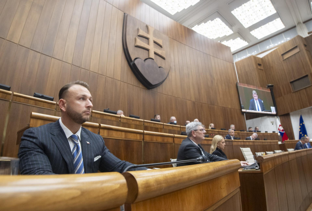 Minister vnútra Matúš Šutaj-Eštok. FOTO: TASR/Martin Baumann