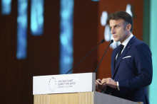 Francúzsky prezident Emmanuel Macron. FOTO: TASR/AP