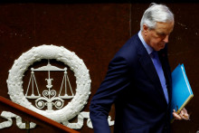 Francúzsky premiér Michel Barnier.  FOTO: Reuters