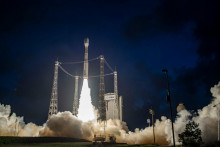 Štart rakety Vega C vo Francúzskej Guayane. FOTO: X/Frontera Espacial