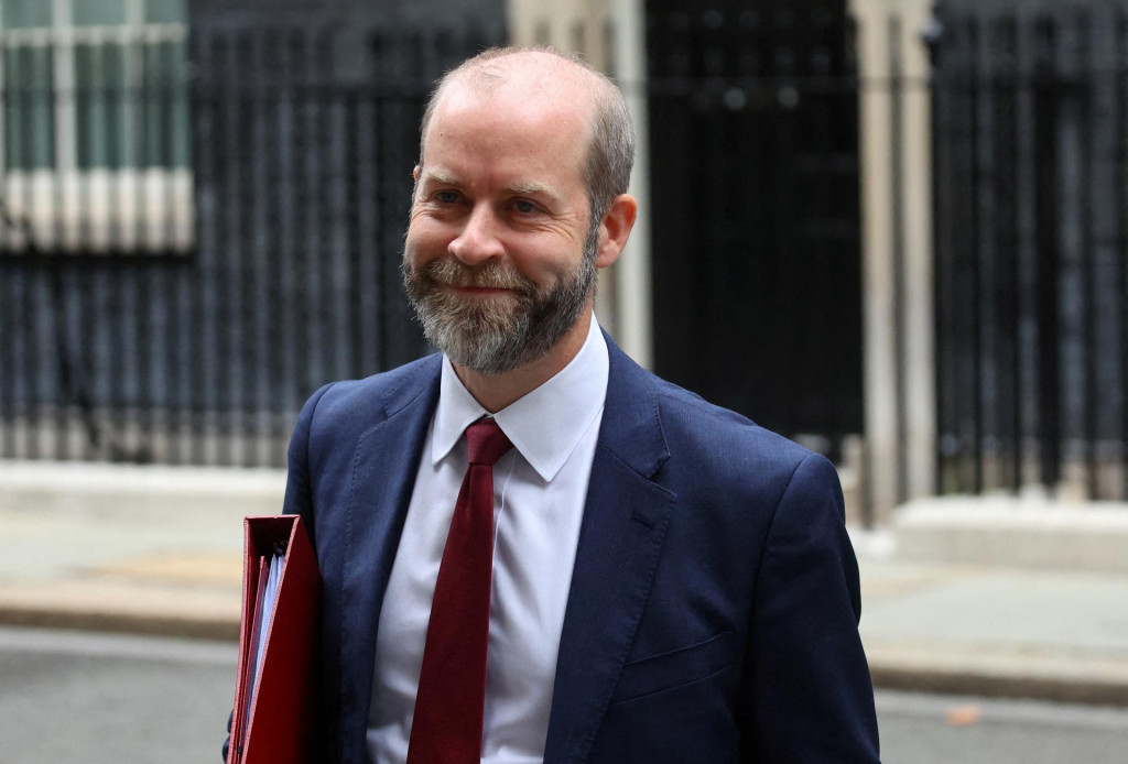 Britský minister pre podnikanie a obchod Jonathan Reynolds. FOTO: Reuters