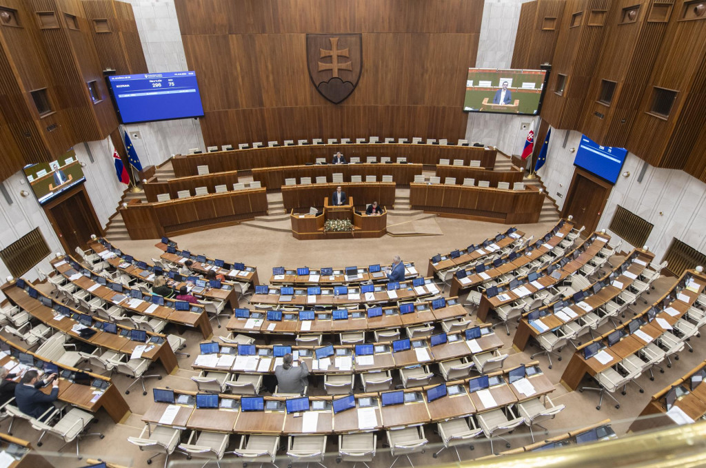 Poslanci Národnej rady Slovenskej republiky. FOTO: TASR/Martin Baumann