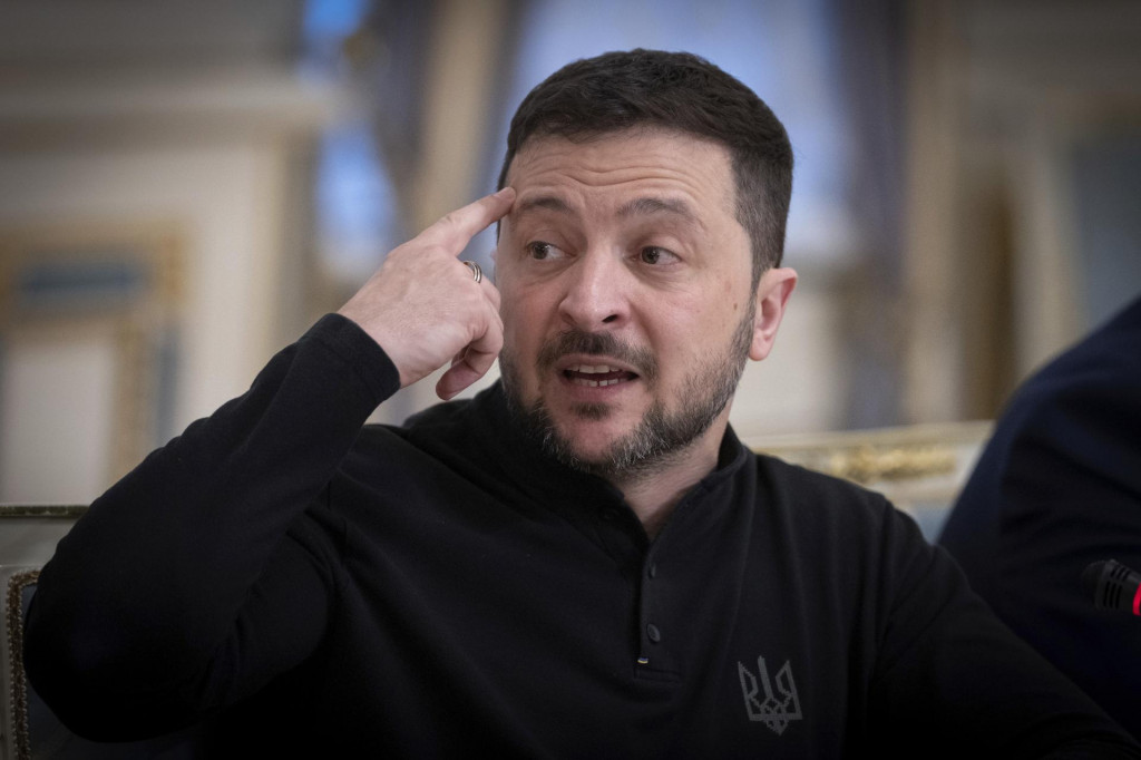 Ukrajinský prezident Volodymyr Zelenskyj. FOTO: TASR/AP