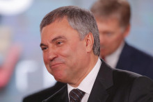 Predseda Štátnej dumy, dolnej komory ruského parlamentu, Vjačeslav Volodin. FOTO: Reuters