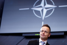 Maďarský minister zahraničných vecí Peter Szijjárto. FOTO: Reuters