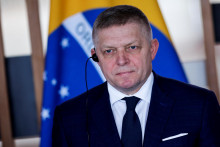 Premiér Robert Fico. FOTO: REUTERS