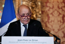 Bývalý francúzsky minister zahraničných vecí Jean-Yves Le Drian. FOTO: Reuters