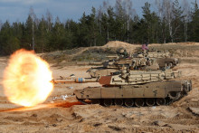 Tank M1A1 Abrams americkej armády. FOTO: Reuters