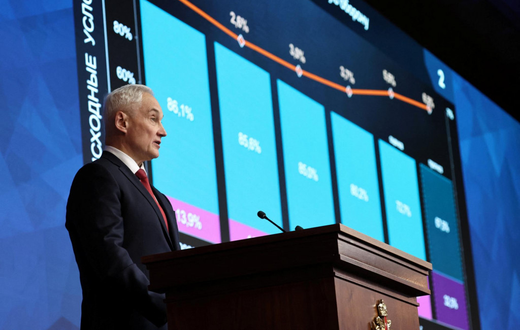 Ruský minister obrany Andrej Belousov. FOTO: Reuters