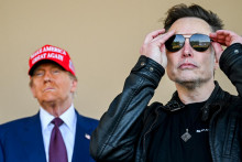 Elon Musk a Donald Trump. FOTO: Reuters