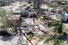 Cyklón Chido sa dostal až na pobrežie afrického štátu Mozambik. FOTO: Reuters/Unicef ​​Mozambique