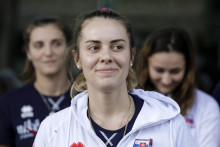 Barbora Koseková by vďaka svojim reprezentačným skúsenostiam mala patriť medzi líderky slovenského výberu aj na svetovom šampionáte. FOTO: TASR/D. Veselský