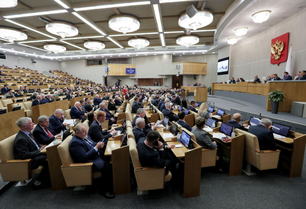 Poslanci ruskej Štátnej dumy. FOTO: REUTERS