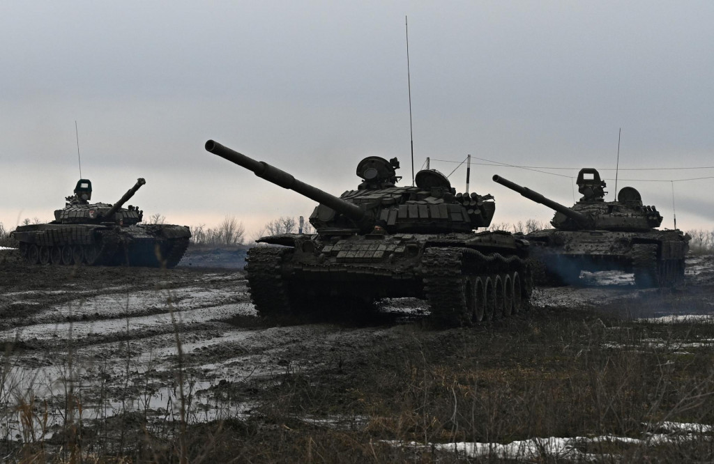 Tanky ruskej armády. FOTO: Reuters