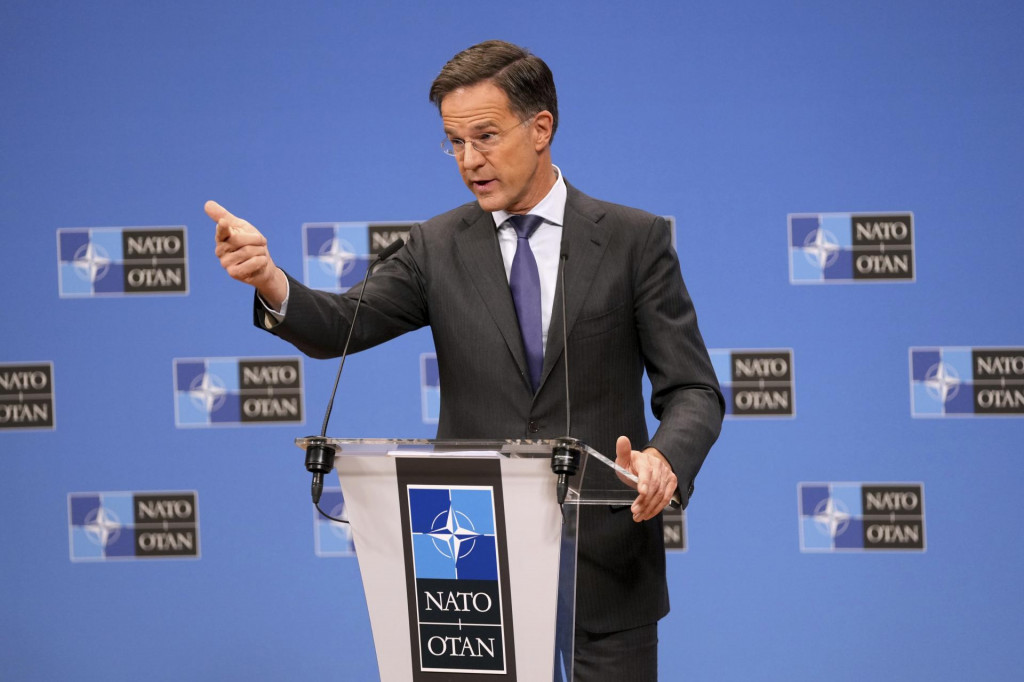 Generálny tajomník NATO Mark Rutte. FOTO: TASR/AP

