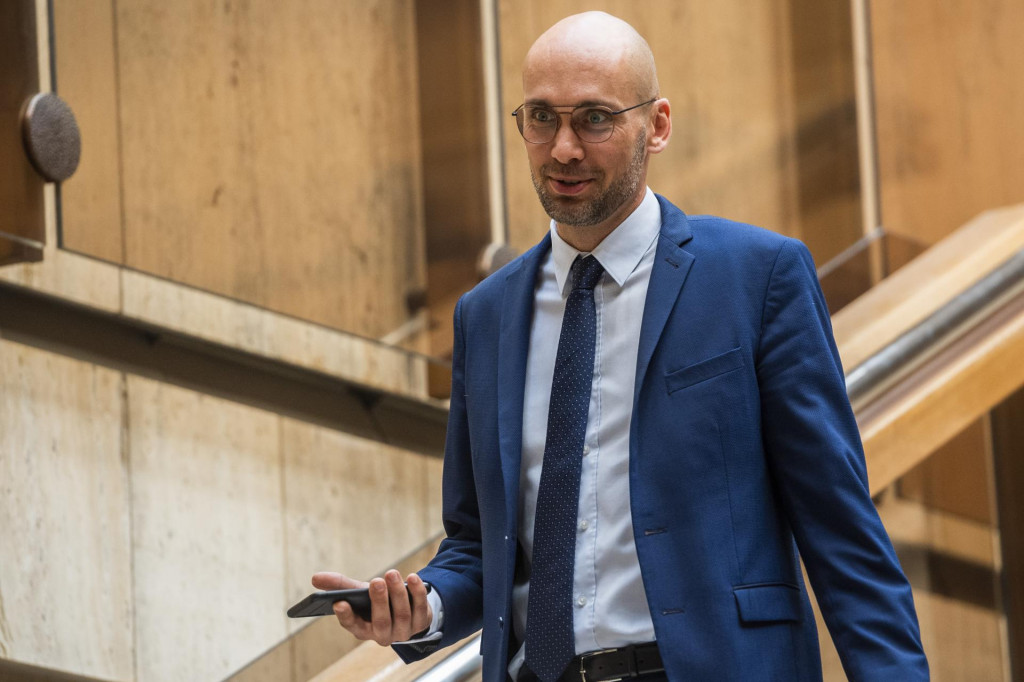 Poslanec SaS Karol Galek. FOTO: TASR/Jaroslav Nov&aacute;k