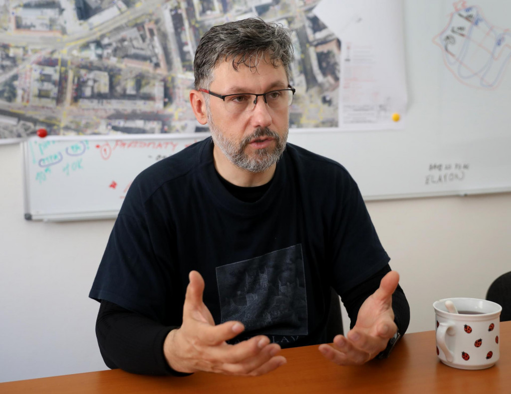 Splnomocnenec pre bratislavskú parkovaciu politiku Peter Herceg FOTO: HN/Pavol Funtál