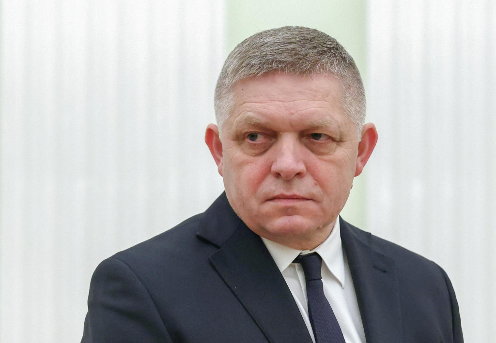 Premiér Robert Fico. FOTO: Reuters