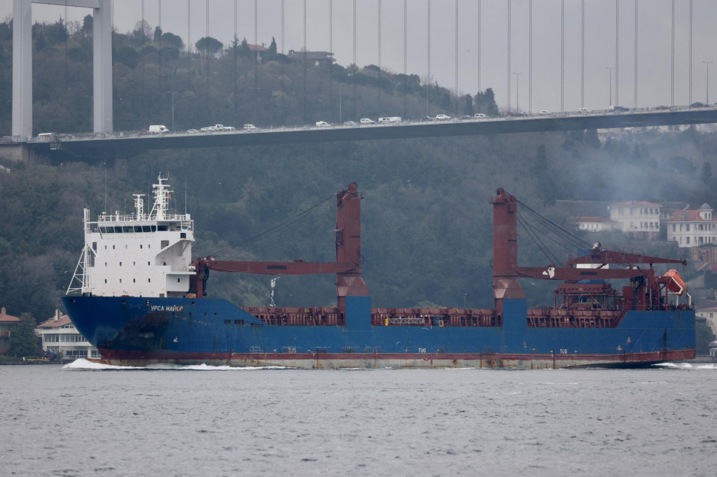 Ruské nákladné plavidlo Ursa Major. FOTO: Reuters