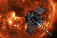 Na umeleckej snímke sonda Parker Solar Probe amerického Národného úradu pre letectvo a vesmír (NASA). FOTO: TASR/AP
