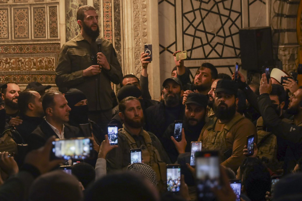 Faktický vládca Sýrie Ahmad Šara. FOTO: TASR/AP