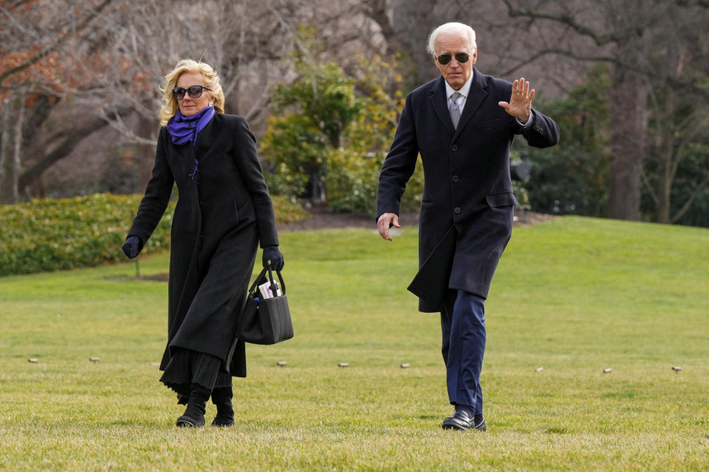 Americký prezident Joe Biden a prvá dáma Jill Bidenová. FOTO: Reuters