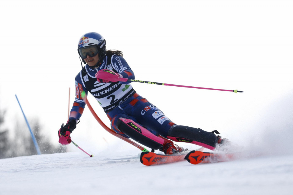 Chorvátska lyžiarka Zrinka Ljutičov. FOTO: Reuters