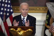 Odchádzajúci americký prezident Joe Biden. FOTO: TASR/AP