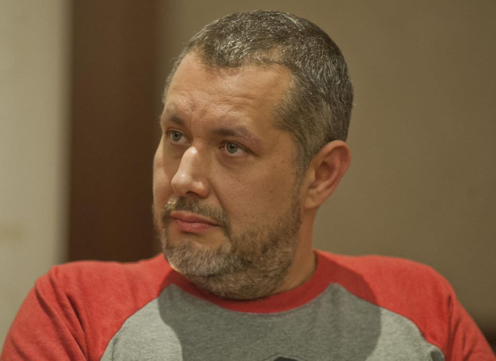 Na snímke slovenský basgitarista, producent, dirigent a skladateľ Oskar Rózsa. FOTO: TASR/Martin Baumann