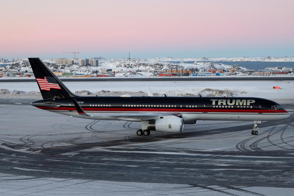 Donald Trump mladší navštívil Nuuk v Grónsku. FOTO: Reuters