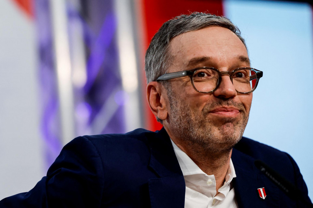 Líder krajne pravicovej Strany slobody (FPÖ) Herbert Kickl. FOTO: Reuters