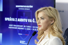 Ministerka kultúry Martina Šimkovičová (nominantka SNS). FOTO: TASR/Dano Veselský