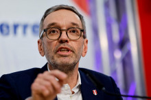 Líder nacionalistických Slobodných Herbert Kickl. FOTO: REUTERS