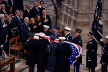 Pohreb amerického exprezidenta Jimmyho Cartera. FOTO: Reuters