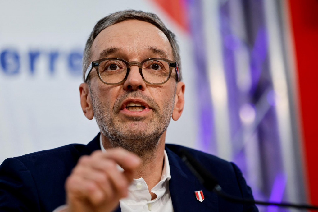 Líder nacionalistických Slobodných Herbert Kickl. FOTO: REUTERS