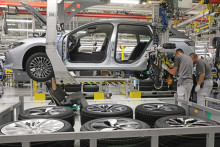 Závod Volkswagenu v Zwickau má približne 9500 zamestnancov. FOTO: Peter Mayer

