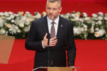 Na snímke prezident Peter Pellegrini. FOTO: Peter Mayer
