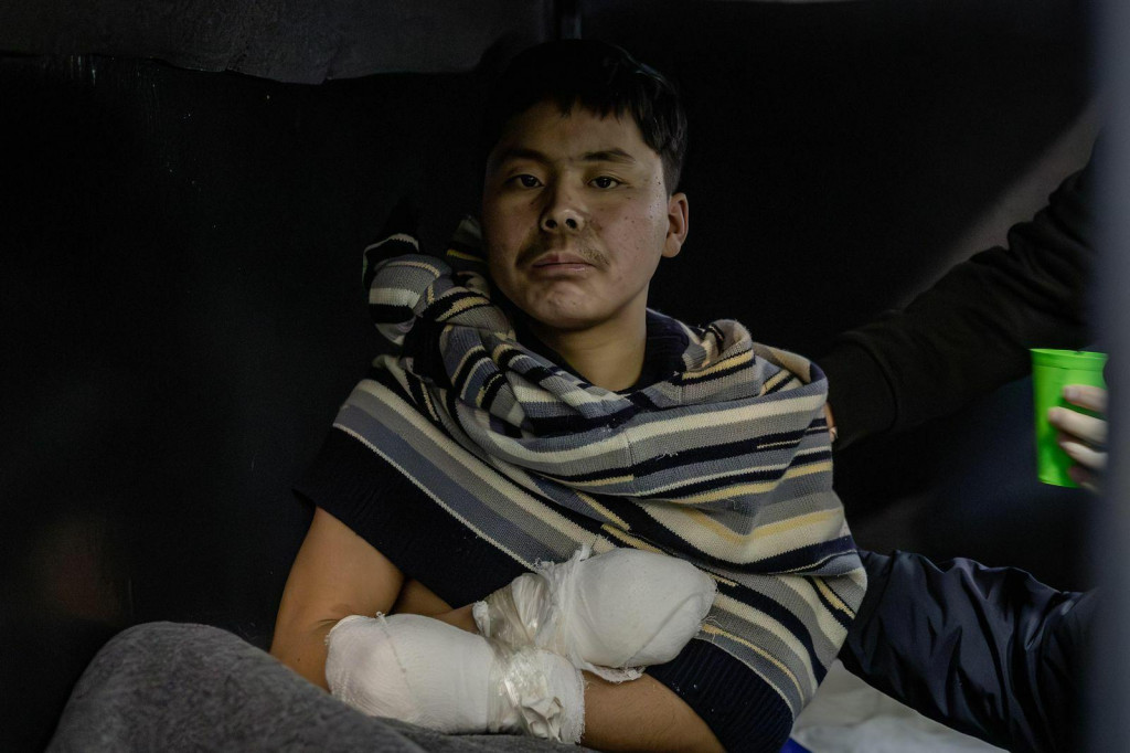 Jeden zo zajatých vojakov KĽDR. Zdroj: X/Volodymyr Zelenskyy